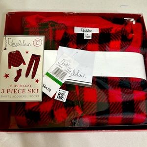 New in box Roudelain 3 piece pj set